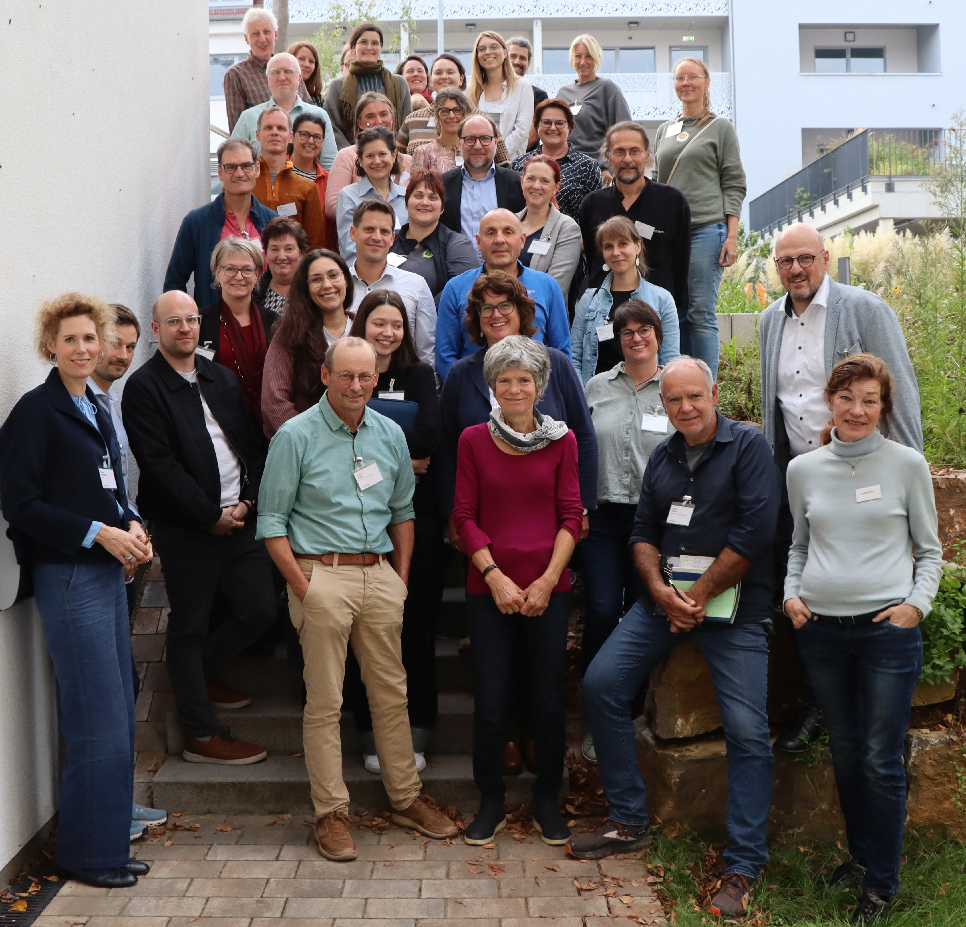 Gruppenbild der Teilnehmer der Veranstaltung-Gesprächsraum Bio in Heidelberg