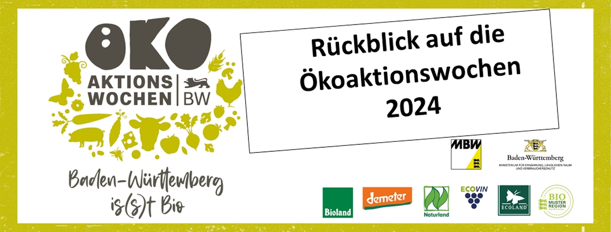 Banner-Rückblick auf die Ökoaktionstage 2024