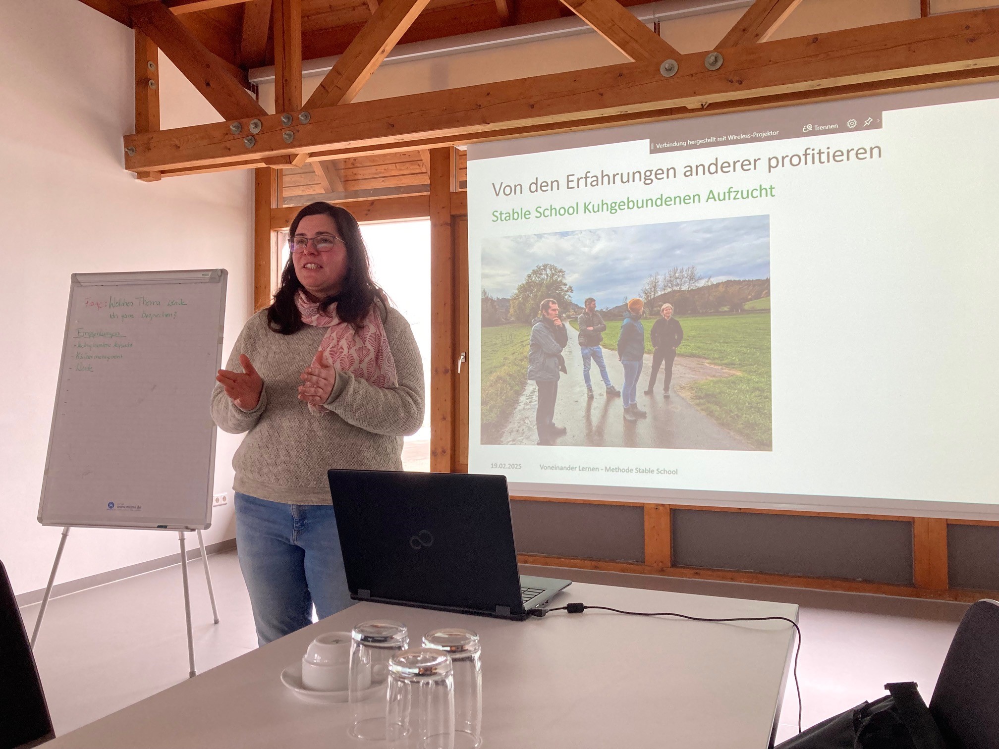 Vortragende mit Powerpoint Präsentation