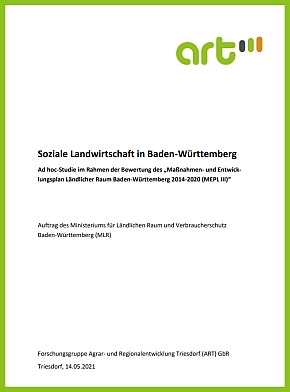 Symbolbild - Titelseite Studie Soziale Landwirtschaft