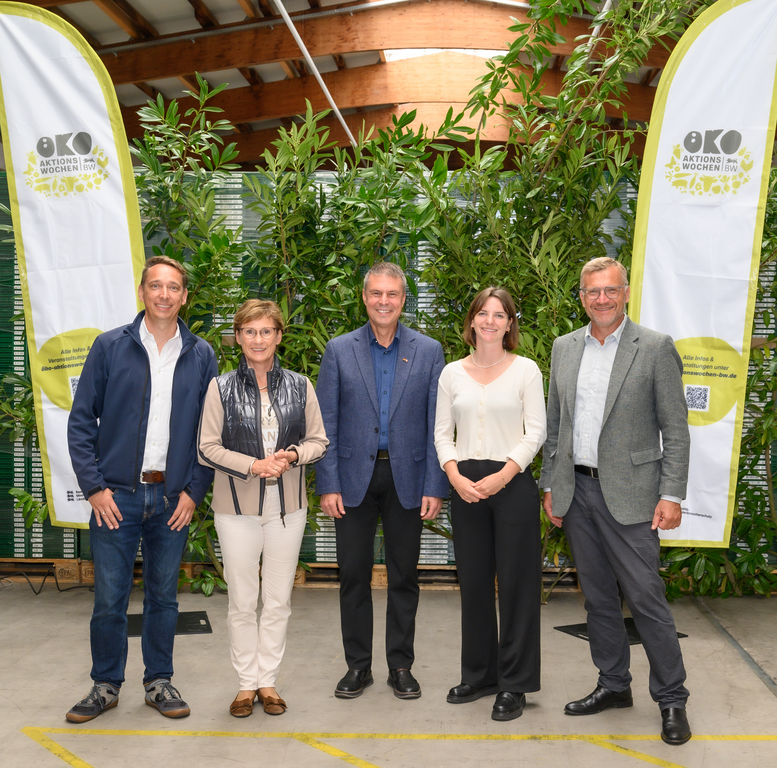 Gruppenbild bei der Eröffnungsfeier der Ökoaktionswochen