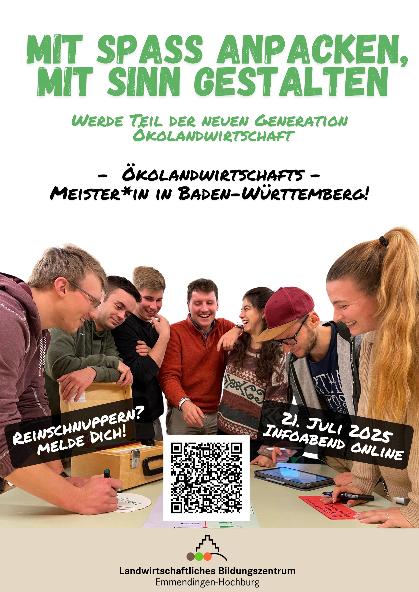 Werbeplakat zum Ökolandwirtschaftsmeister
