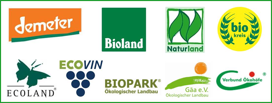 Bio-Logos der Anbauverbände