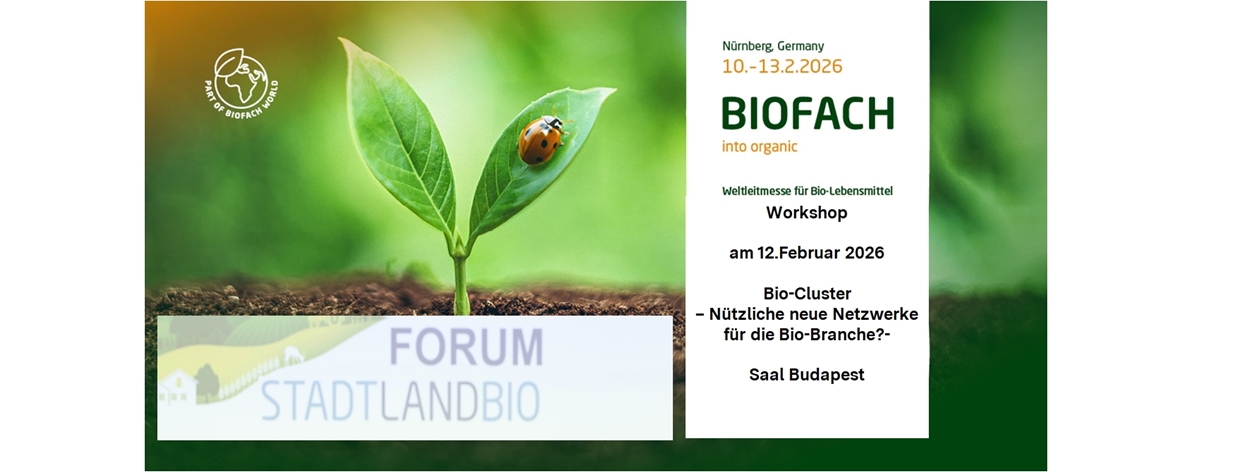 Einladungsflyer zum Biofach Workshop 