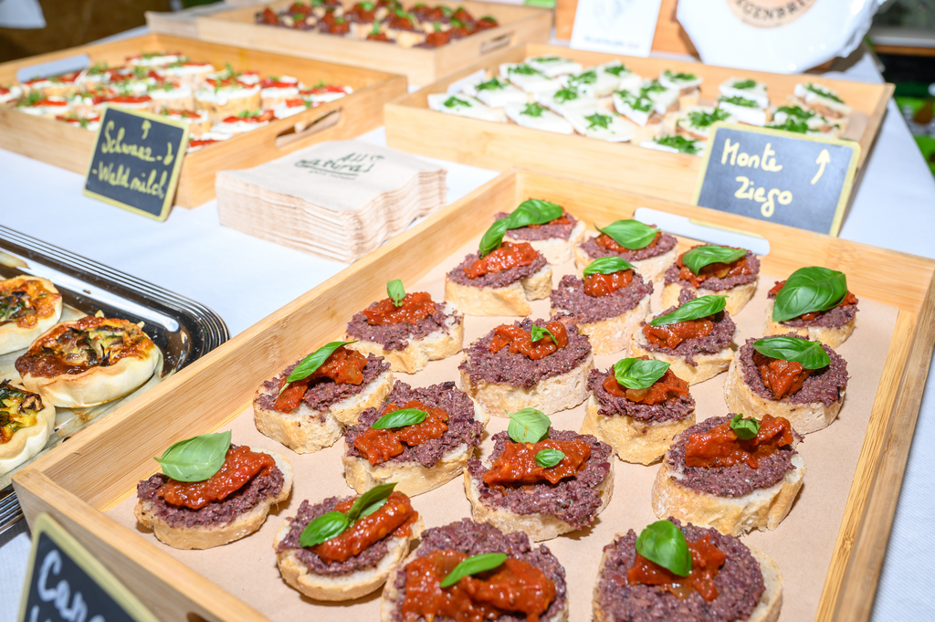 Snacks auf dem Buffet
