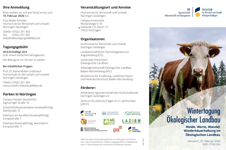 Flyer Einladung zur Wintertagung