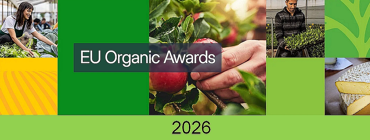 Symboldbild Preisverleihung EU-Organic Awards  2026
